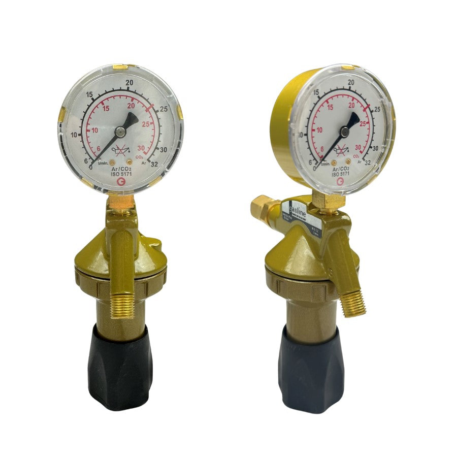 GCE Entnahmestellen Druckminderer Sauerstoff 0,5 bis 10 bar regelbar 0783070 - PrimeWelding
