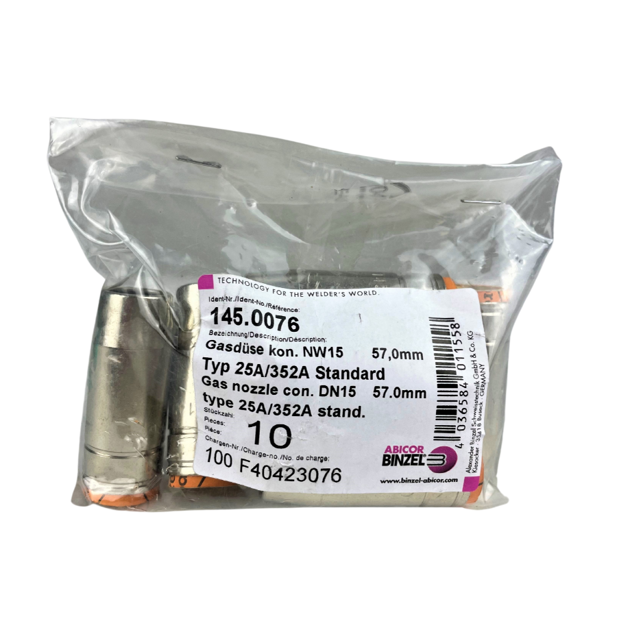 Gasdüse konisch Ø 15 mm 145.0076 - PrimeWelding