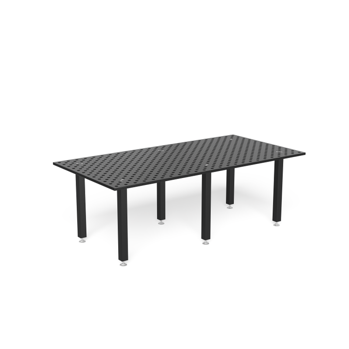 Siegmund Schweißtisch Basic 8.7 - 2400x1200x25 Plasmanitriert - mit Diagonalraster System 28