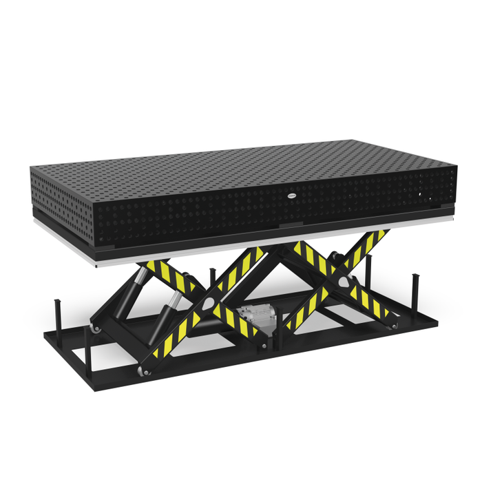 Siegmund Hubbühne 3015 mit Schweißtisch Professional Extreme 8.8 PLUS System 28