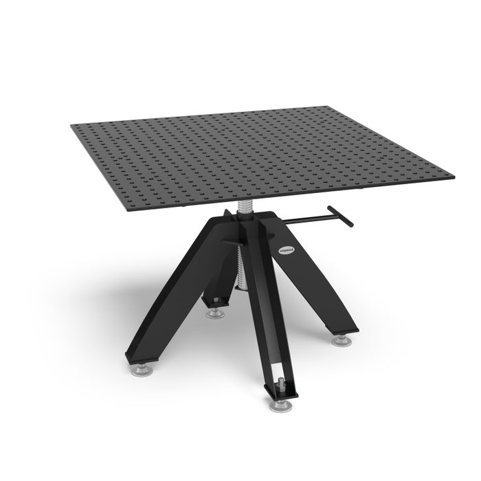 Siegmund Drehtisch höhenverstellbar Stationär inkl. Lochplatte 1200x1200x12 System 16