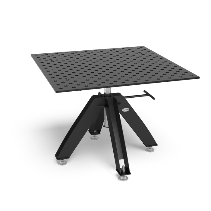 Siegmund Drehtisch höhenverstellbar Stationär inkl. Lochplatte 1200x1200x15 System 28