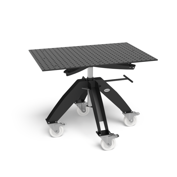 Siegmund Drehtisch höhenverstellbar Mobil inkl. Lochplatte 1200x800x12 System 16