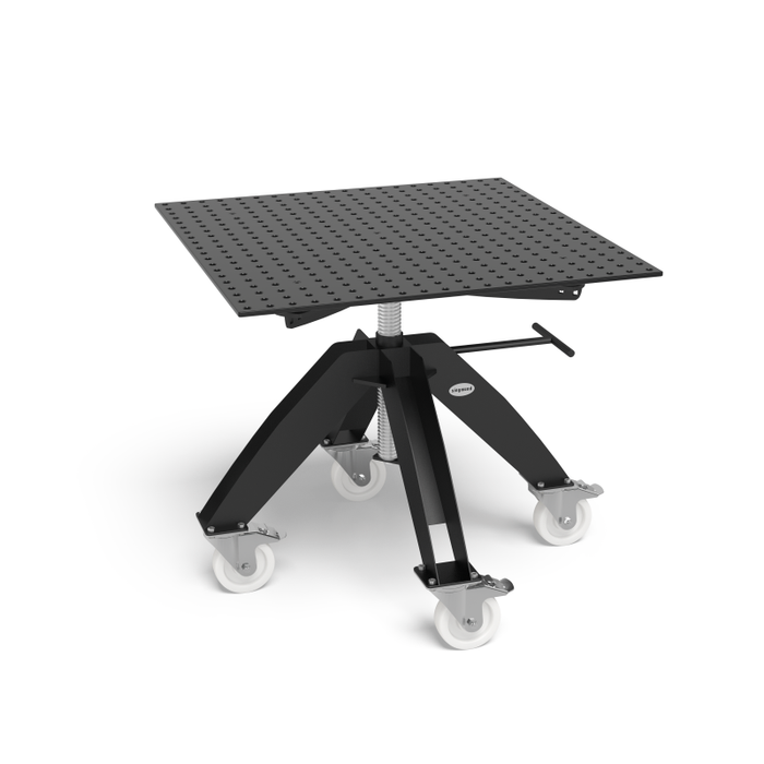 Siegmund Drehtisch höhenverstellbar Mobil inkl. Lochplatte 1000x1000x12 System 16