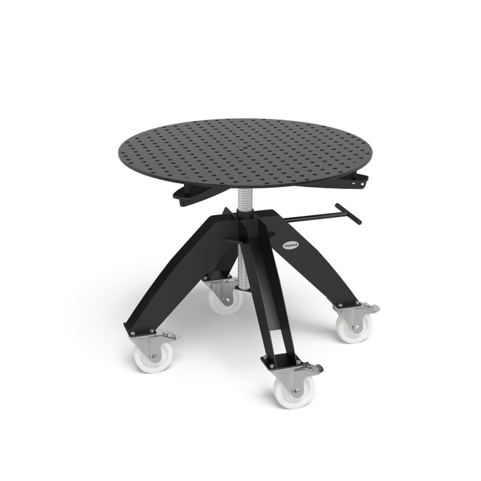 Siegmund Drehtisch höhenverstellbar Mobil inkl. Lochplatte Ø 1000 System 16