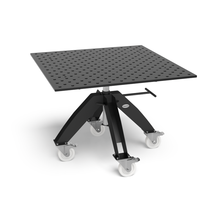 Siegmund Drehtisch höhenverstellbar Mobil inkl. Lochplatte 1200x1200x18 System 22