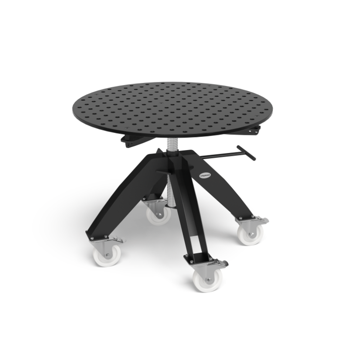 Siegmund Drehtisch höhenverstellbar Mobil inkl. Lochplatte Ø 1100 System 22