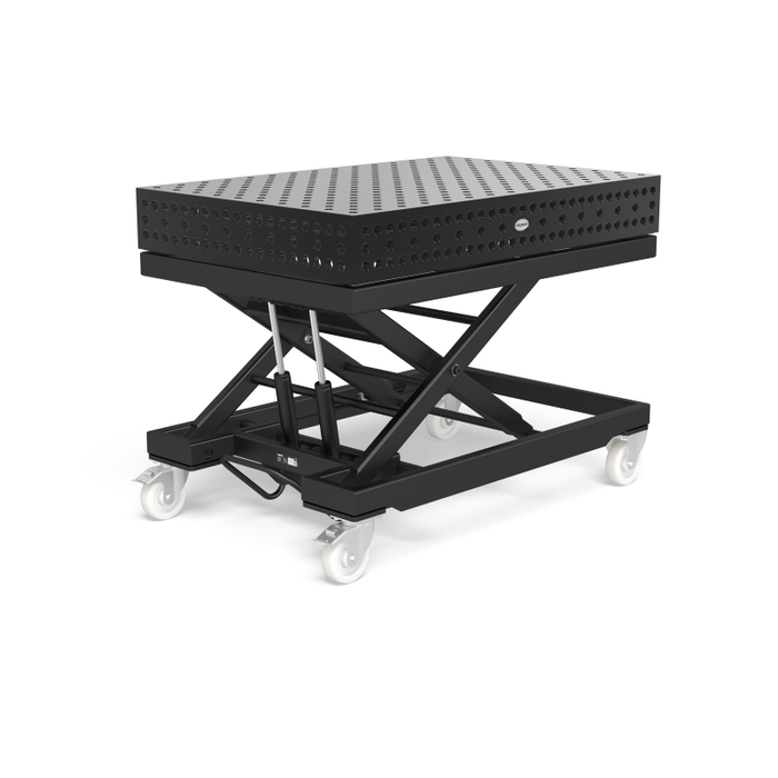 Siegmund Set Mobiler Hubtisch 1200 kg inkl. Ergänzungsset Auflastung auf Traglast 1700 kg System 28