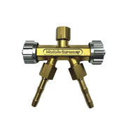 Doppelabzweigventil, Acetylen 3/8 links - PrimeWelding