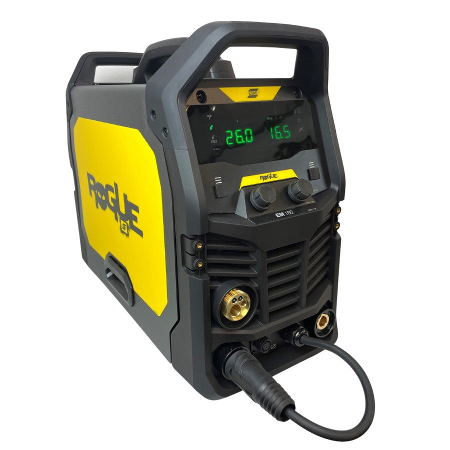 Schweissgerät ESAB Rogue EM 180 mit Brenner und Zubehör - PrimeWelding