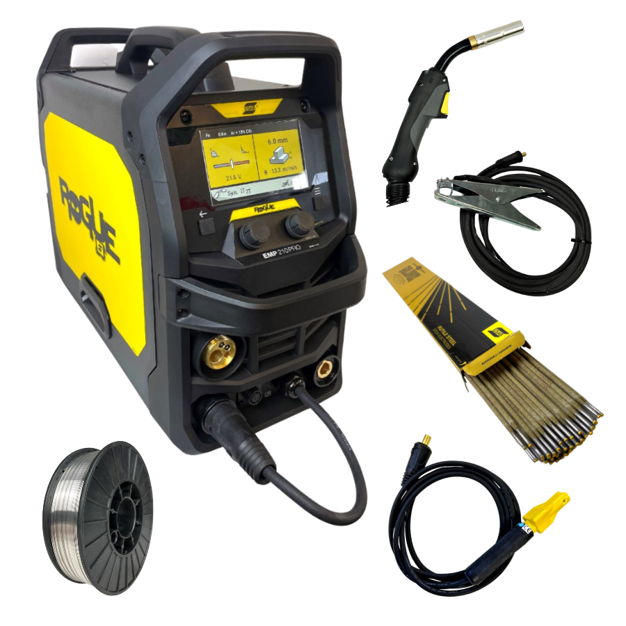 Saldatrice ESAB Rogue EMP 210 PRO - Portatile MIG/MAG E Multiprocesso Per Professionisti - Foto 12