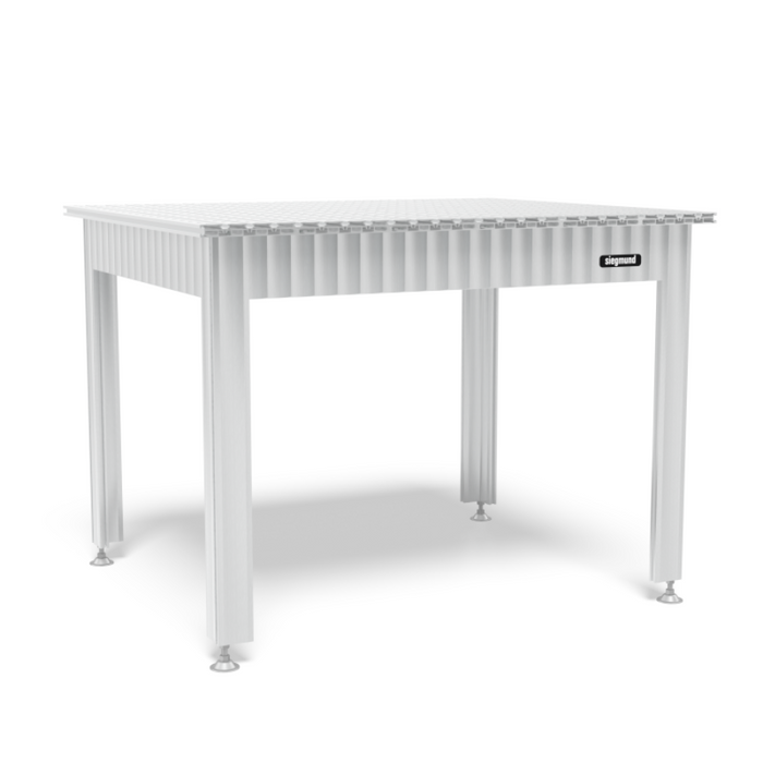 Siegmund Werkbank mit Alu Tischprofilen 1200x1000 System 16 - PrimeWelding