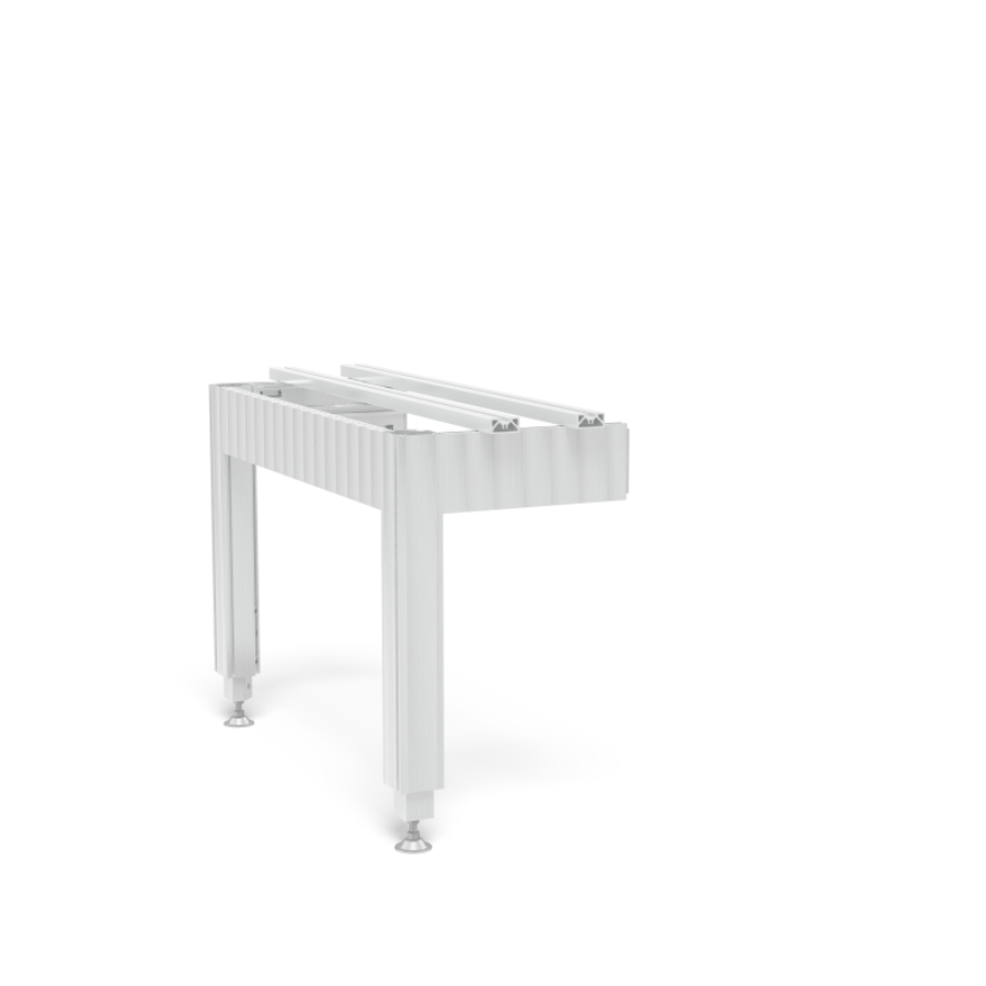 Maschinentisch 400x1000 für Werkbank mit Alu Tischprofilen System 16 - PrimeWelding