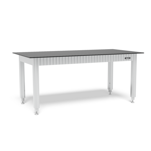 Siegmund Werkbank höhenverstellbar mit Stahlplatte 2000x1000 System 16 - PrimeWelding