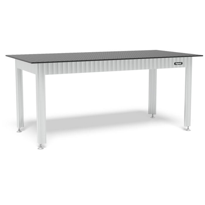 Siegmund Werkbank mit Stahlplatte 2000x1000 System 16 - PrimeWelding