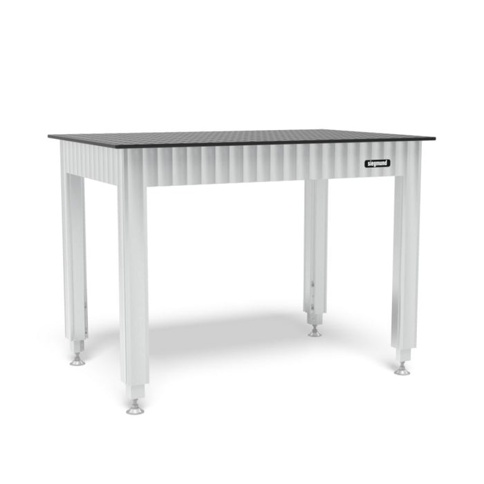 Siegmund Werkbank höhenverstellbar mit Stahlplatte 1200x800 System 16 - PrimeWelding