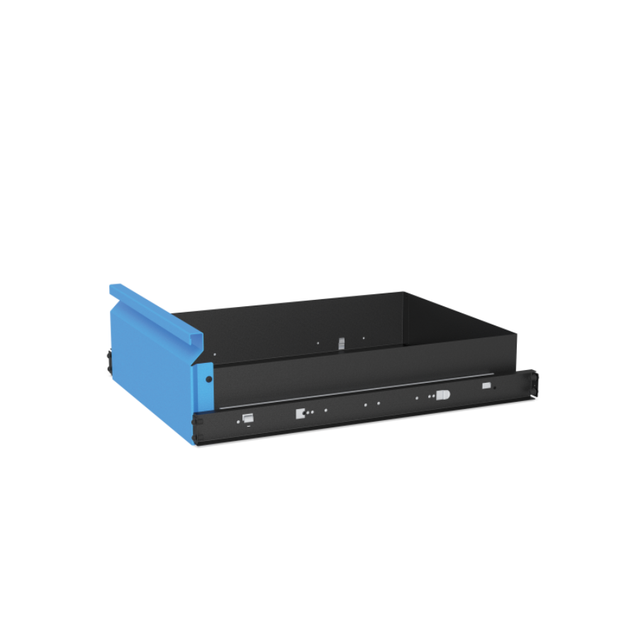 Schublade mit Klippschiene und Halterung 180 mm für Workstation 0806 / 1208 System 16 - PrimeWelding