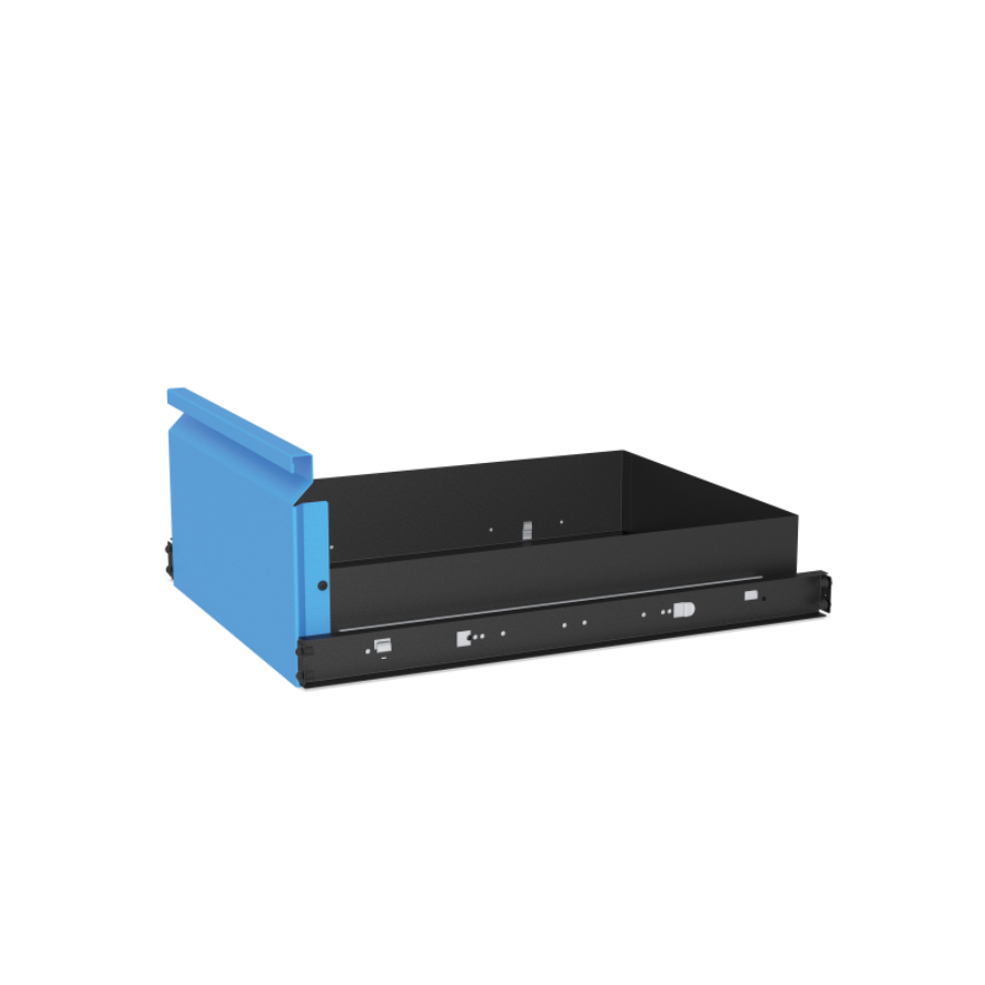 Schublade mit Klippschiene und Halterung 240 mm für Workstation 0806 / 1208 System 16 - PrimeWelding