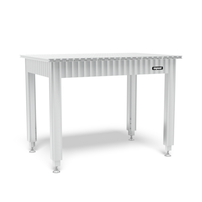Siegmund Werkbank höhenverstellbar mit Alu Tischprofilen 1200x800 System 16 - PrimeWelding