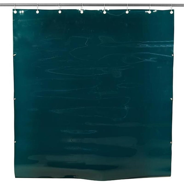 Schweißvorhang hellgrün R6 1500 x 2,0 mm oben gesäumt mit verstärken Ösen