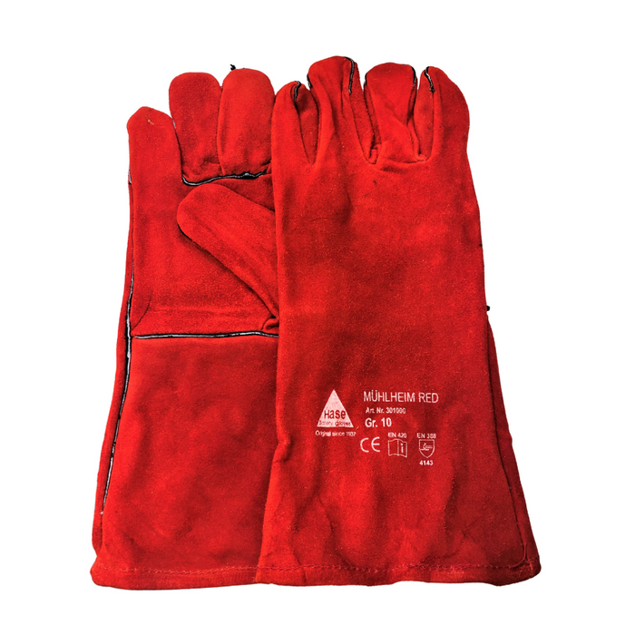 hase safety gloves handschuhe Schweisserhandschuh Mühlheim-Red Hase-Safety zum MAG-Schweissen und E-Handschweissen